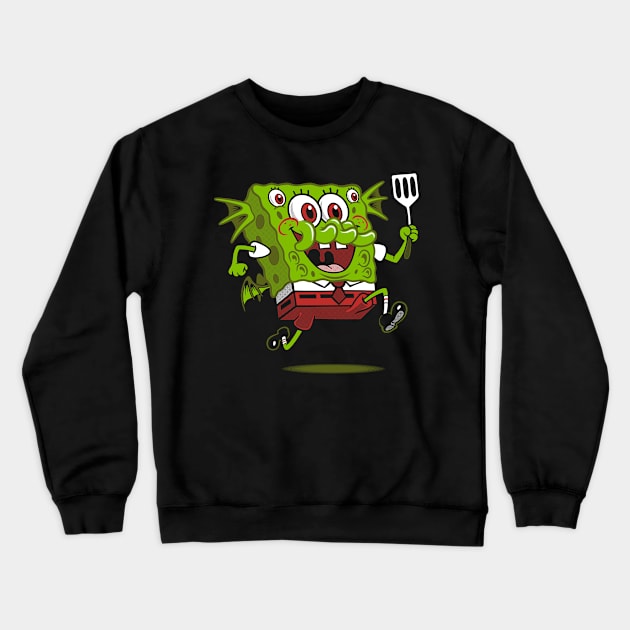 Cthulhu Squarepants Crewneck Sweatshirt by Nemons